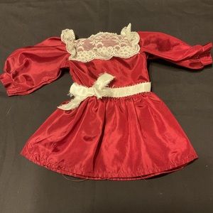 American Girl Samantha Red Party Dress RETIRED Pleasant Company.